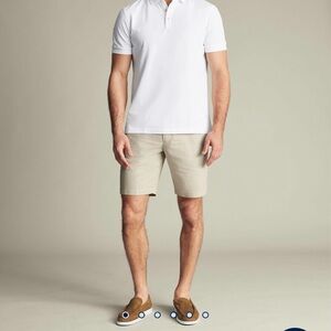 Charles Tyrwhitt Cotton Linen Short Size:34